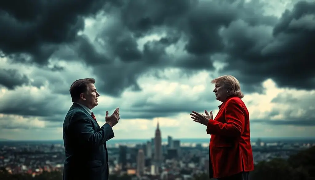 polarização política, debate público, comportamento social