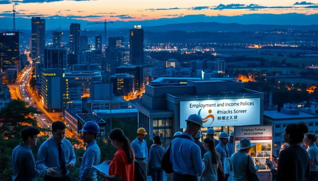 políticas de emprego e renda